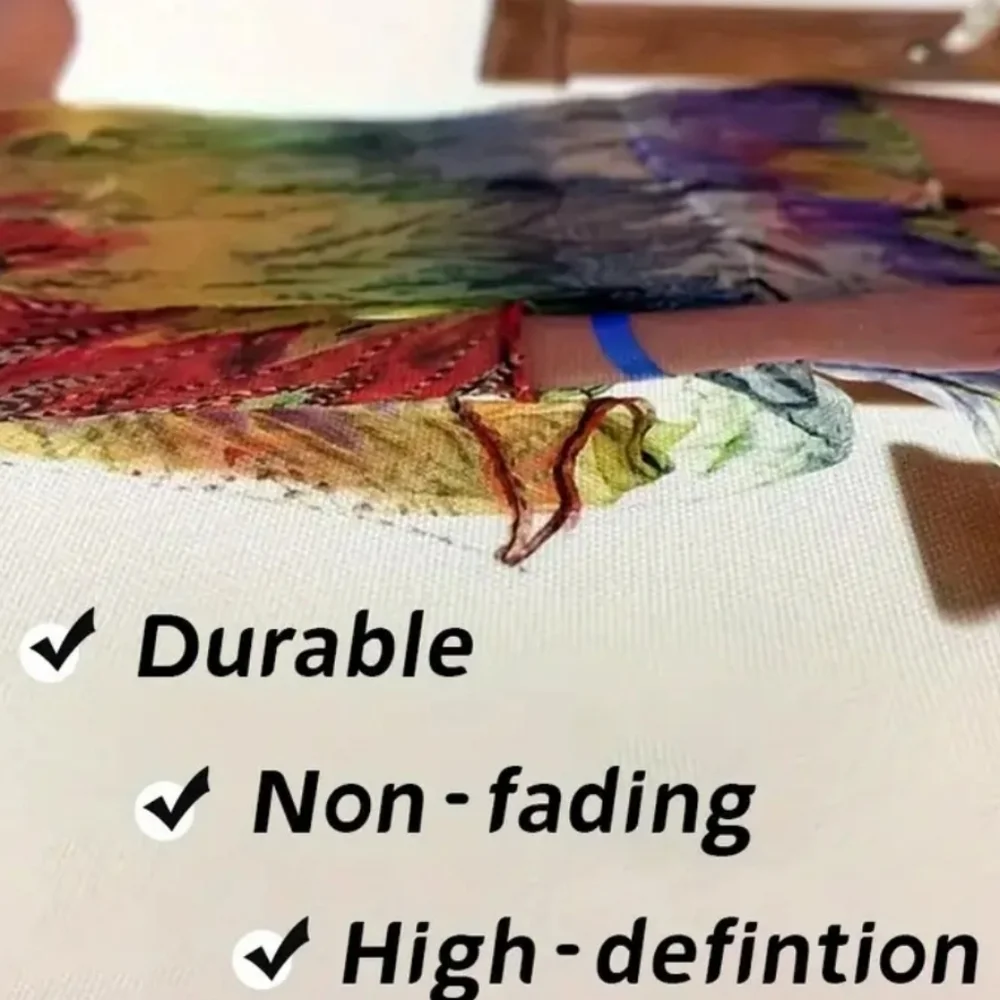 Gallery wrapped Red Riding Hood with Wolf - Picture 2 of 6